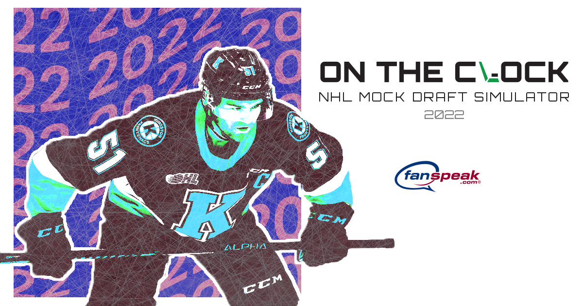 Fanspeak's On the Clock NHL Mock Draft Simulator