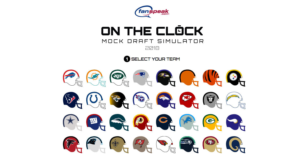 Fanspeak's On the Clock NFL Mock Draft Simulator