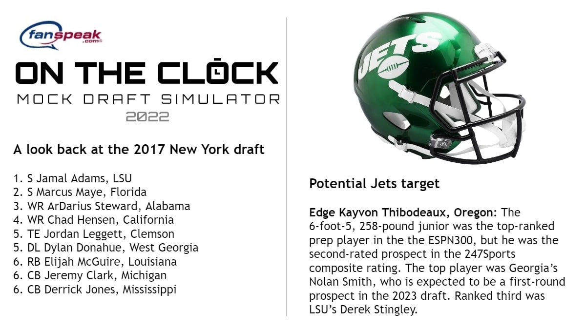 An NFL Draft History And The Final 2022 New York Jets Mock Draft
