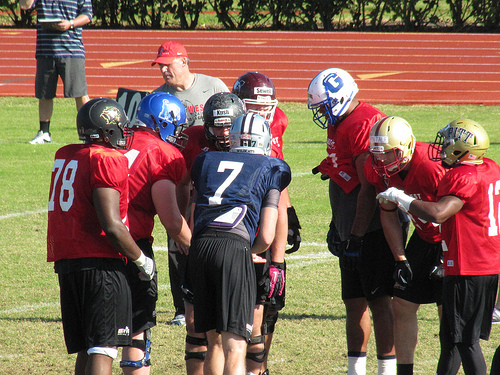 East offense at work led by Collin Klein.