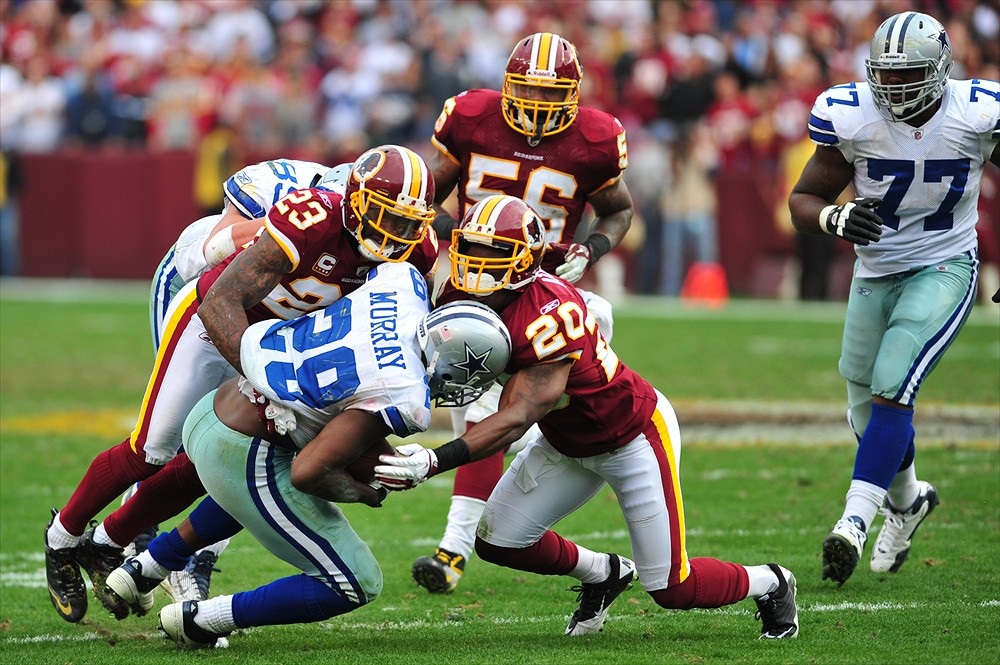 The Redskins vs. Cowboys rivalry heats up on Thanksgiving Day this year with 2nd place in the NFC East on the line.